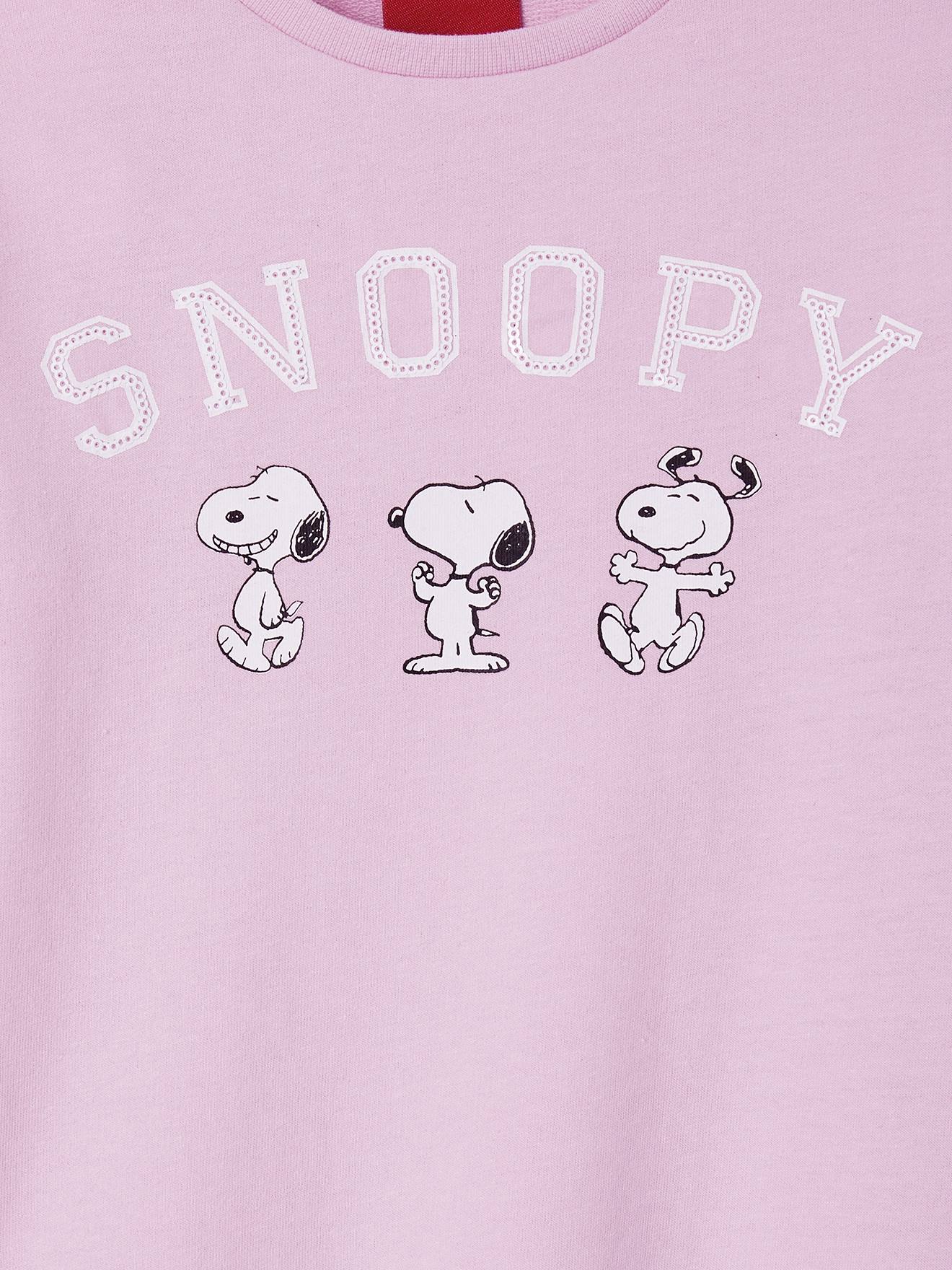 Sweat molleton fille Snoopy Peanuts® lila