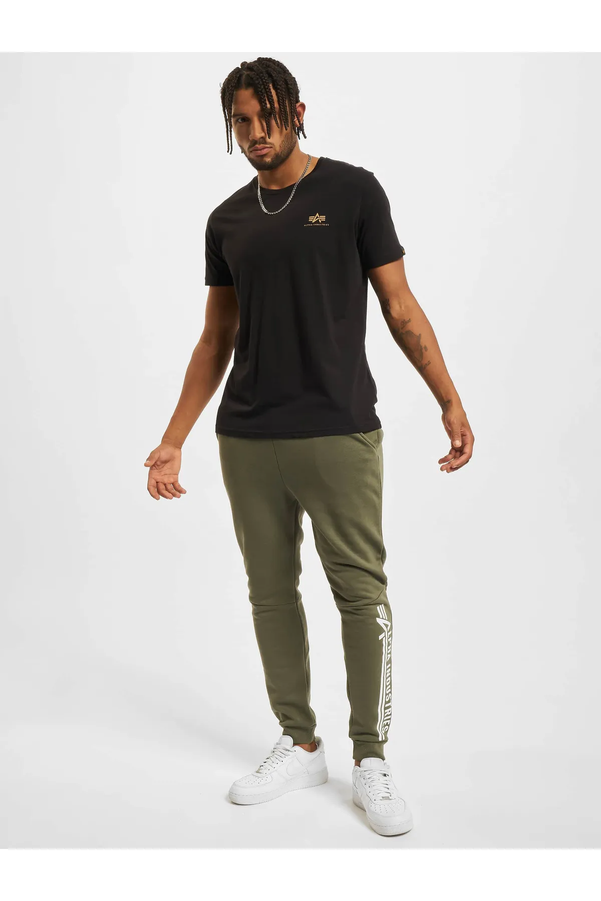 Alpha Industries  Herren Alpha Industries Camo Backprint T-Shirt