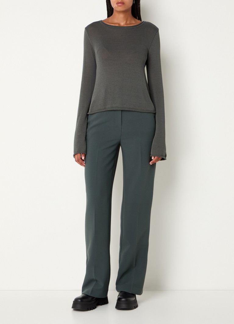Top a maglia fine con scollo a barca Modström Ivonne