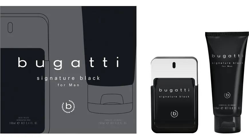 bugatti Signature Black Eau de Toilette Geschenkpackung