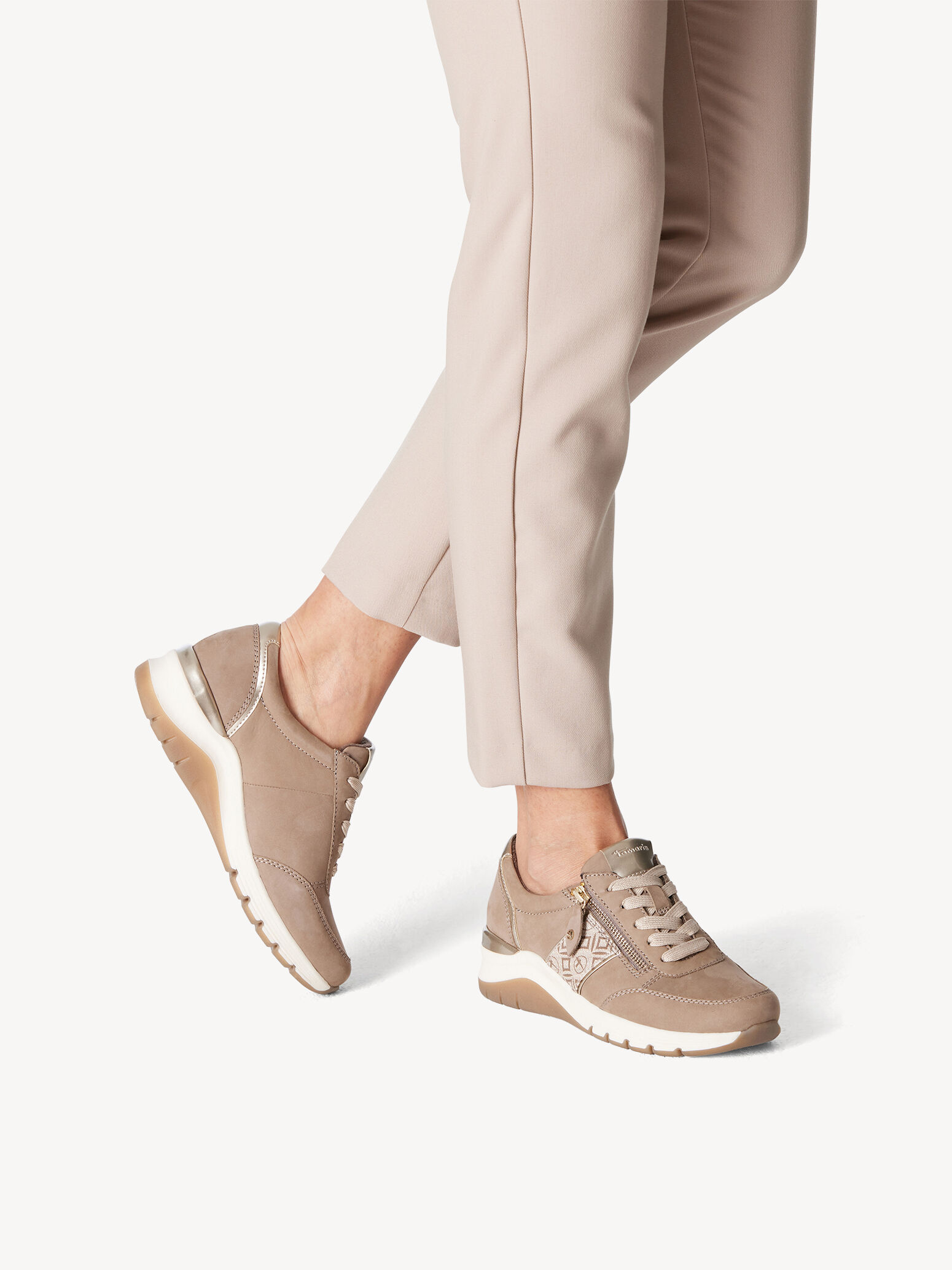 Basket en cuir - marron