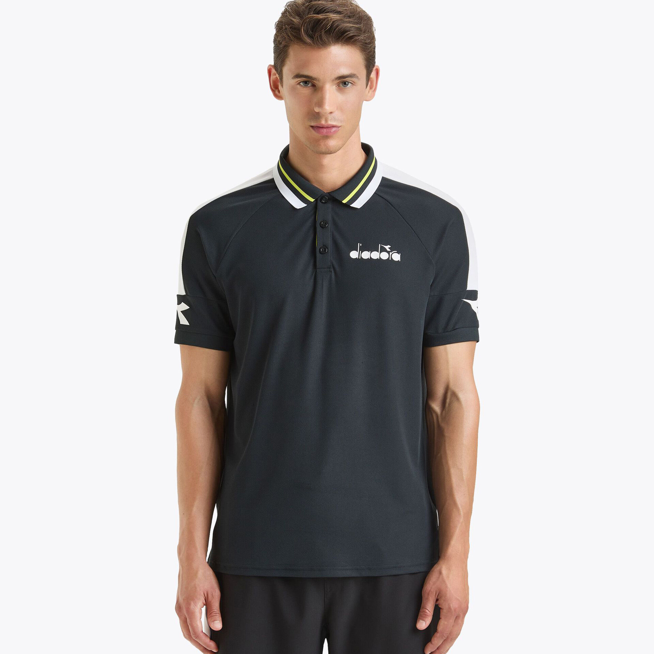 Icon Polo Herren - Schwarz