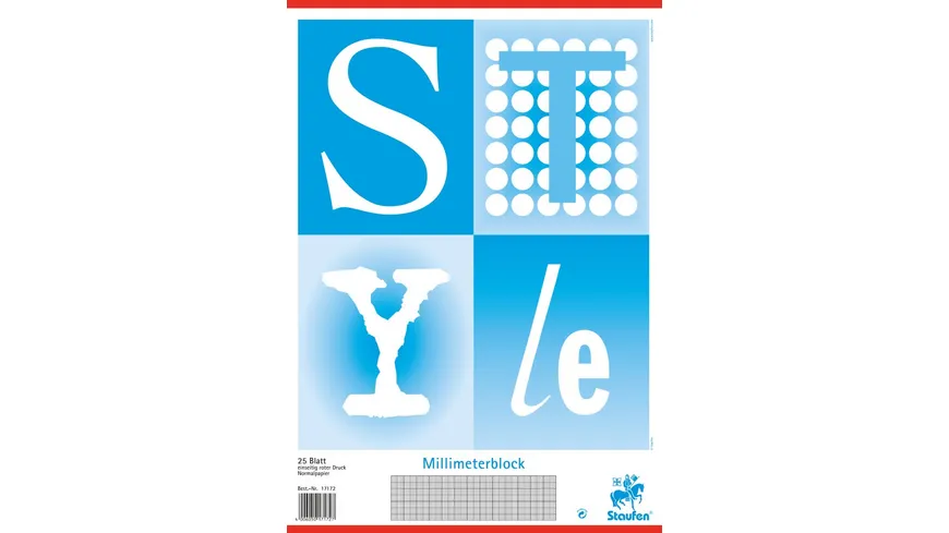 Millimeterblock A3 25 Blatt