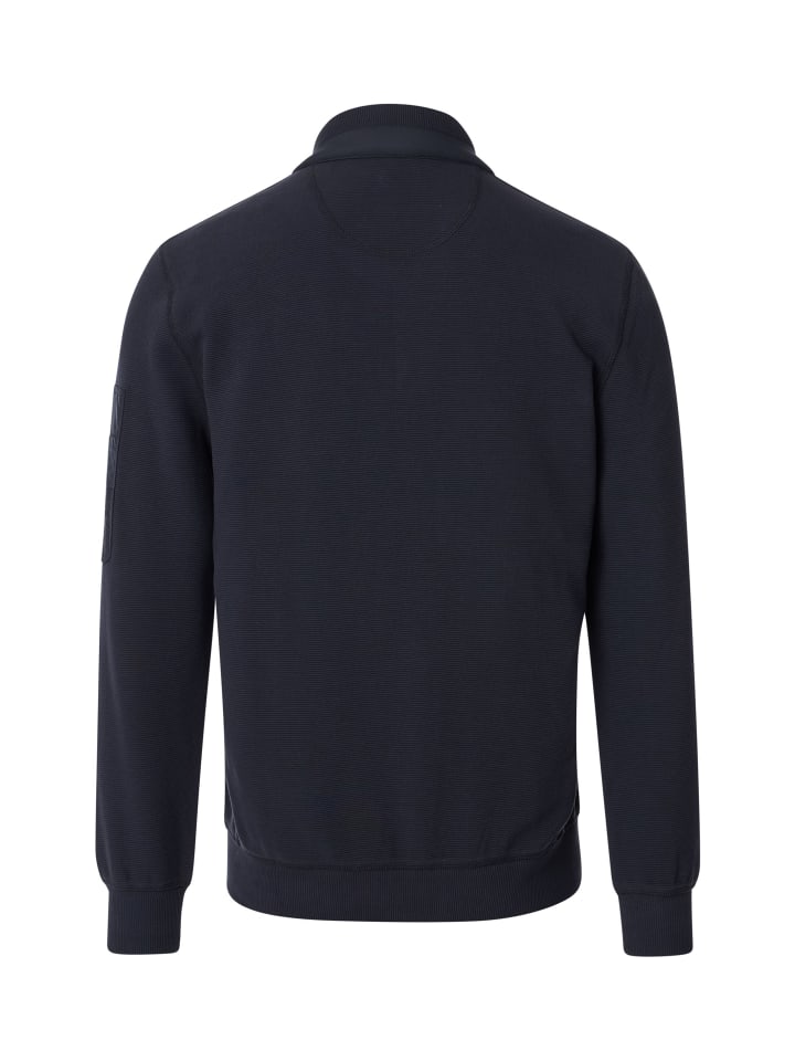 CASAMODA Sweatjacke in Dunkelblau günstig kaufen