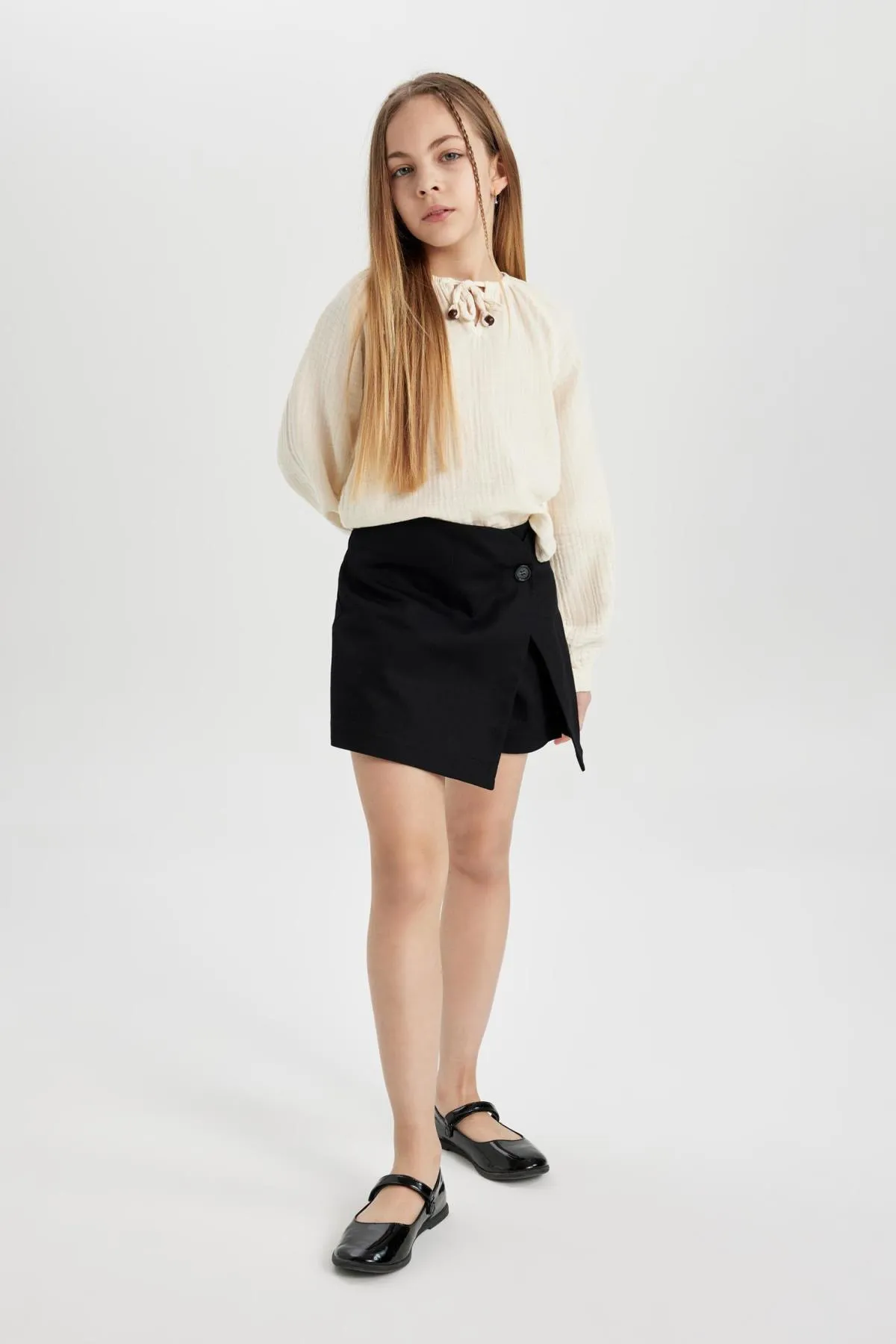 DeFacto  Langarm-Musselinbluse für Mädchen C0464a824sp