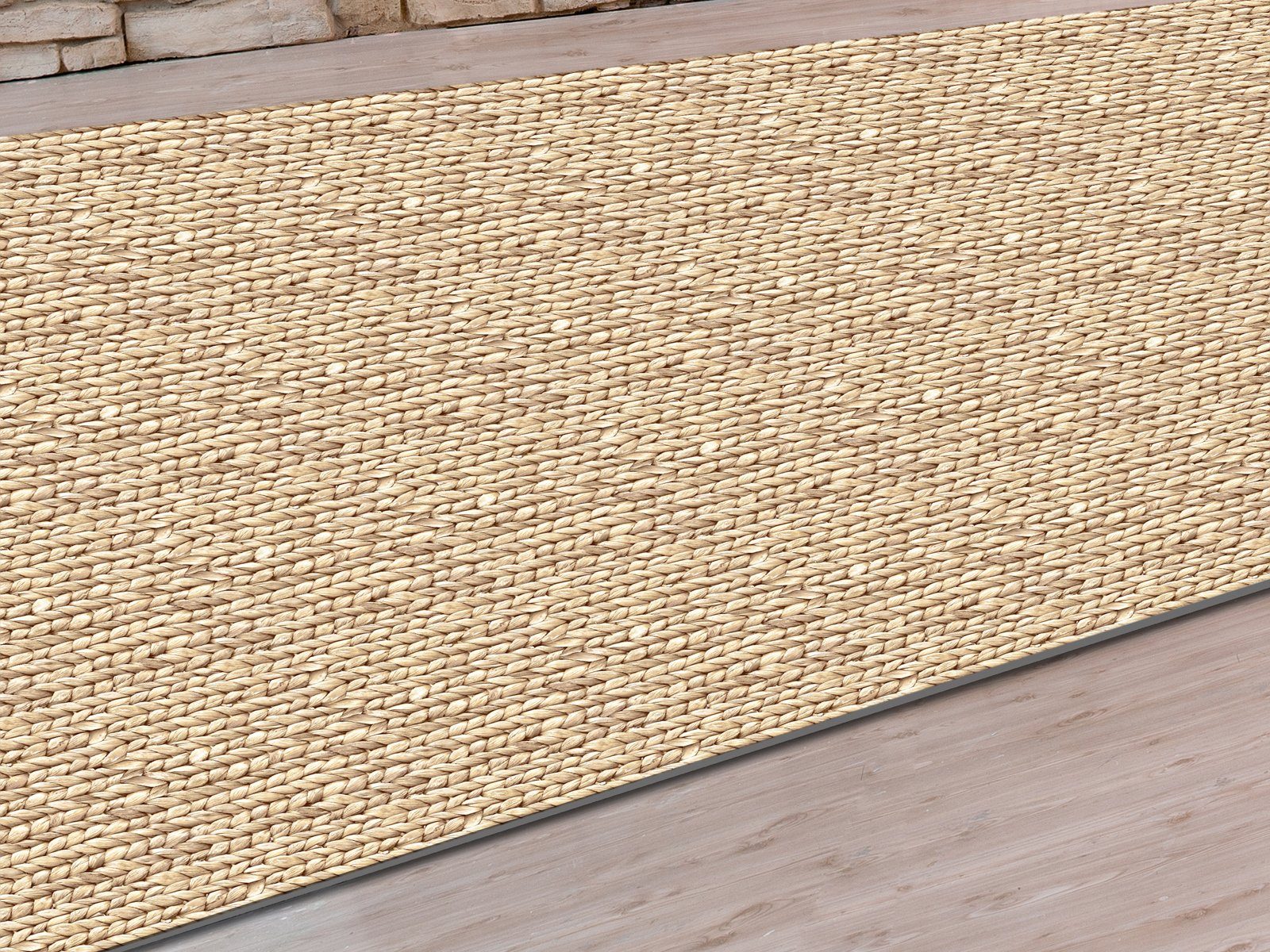 Läufer Teppich-Läufer, beties, rechteckig, Höhe: 3 mm, zuschneidbar, Fotodruck im Jute-Look