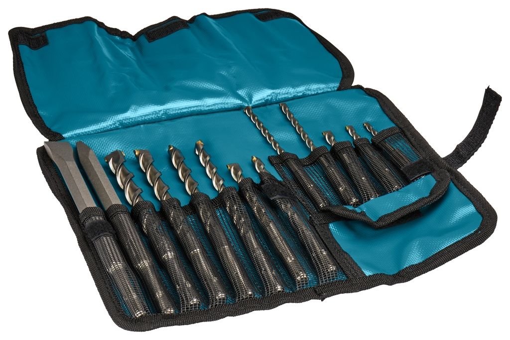 Makita Accessories D-70895 B2S: Komplet svedrov/dleta za beton, 13 del