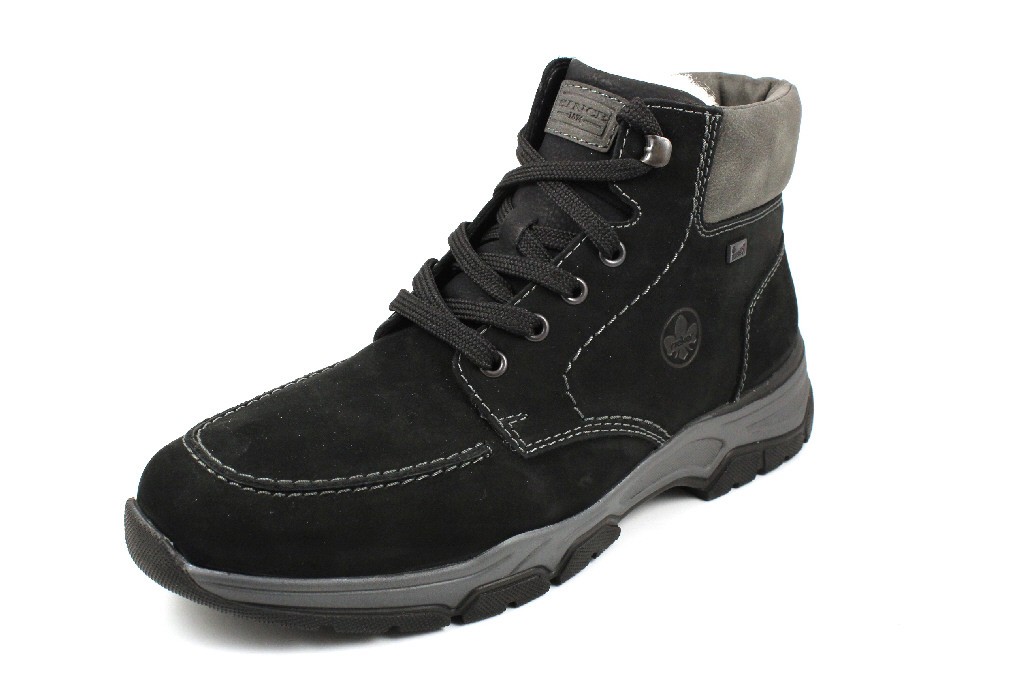 RIEKER Schnür-Stiefeletten schwarz