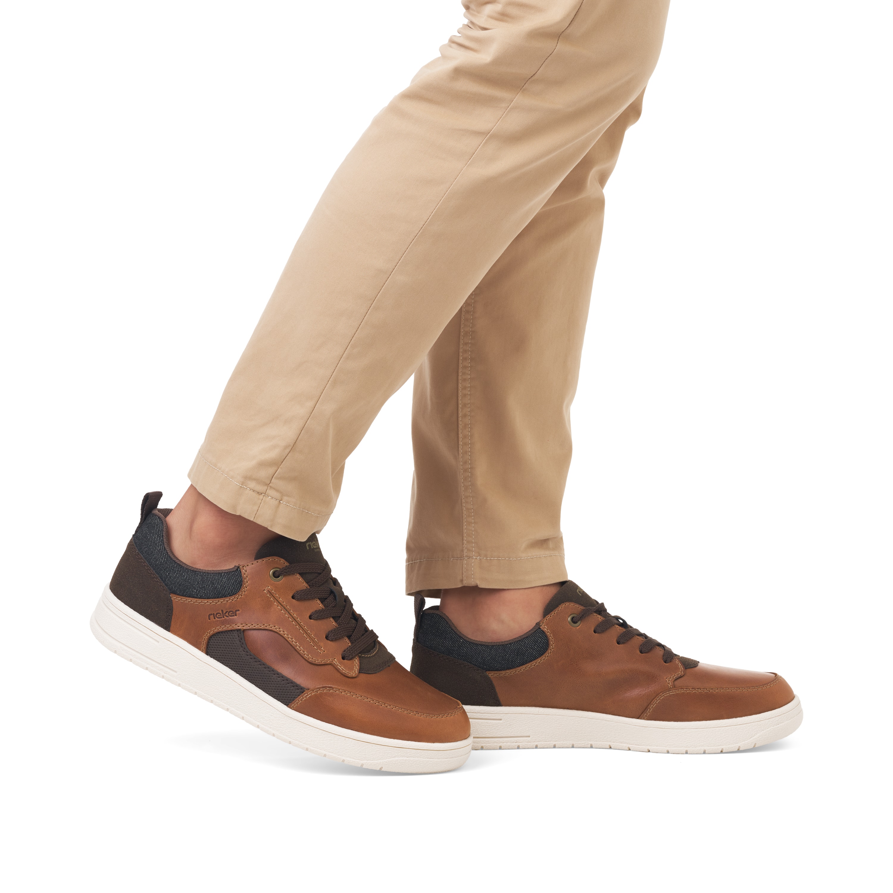 Rieker Herren Sneaker Low kaffeebraun