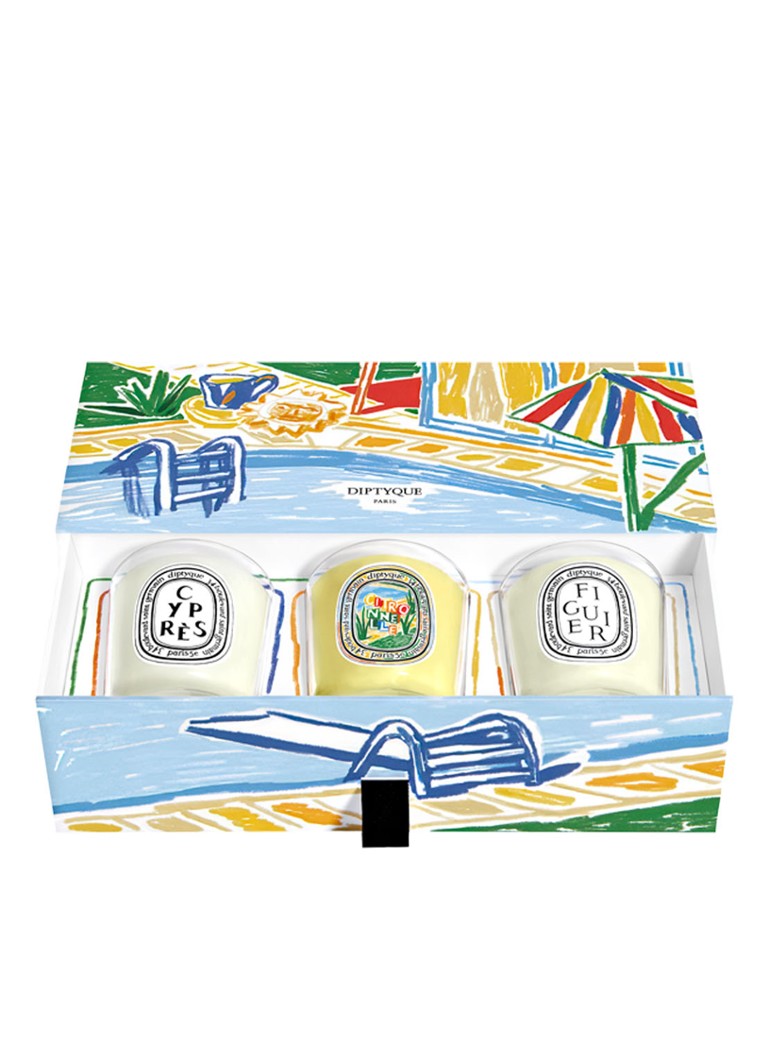 Set di 3 candele profumate DIPTYQUE Ilio - Edizione limitata