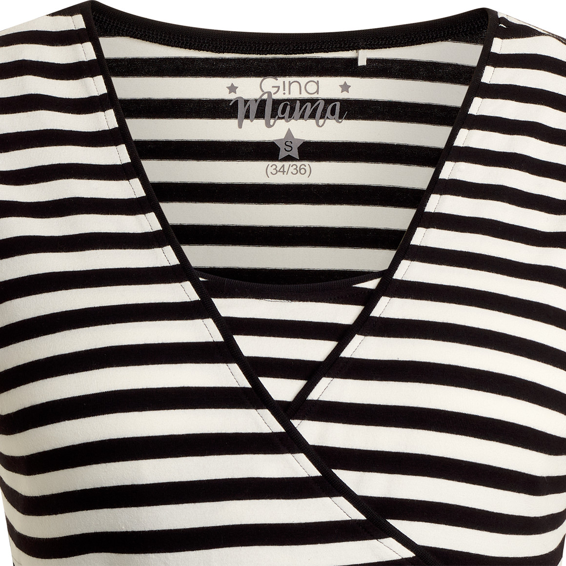 2 Damen Umstands-T-Shirts mit Stillfunktion