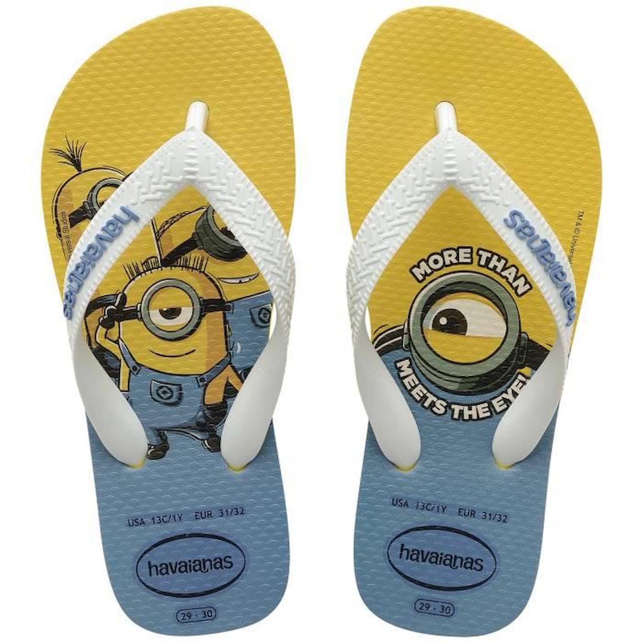 Tong Havaianas Enfant Minions jaune
