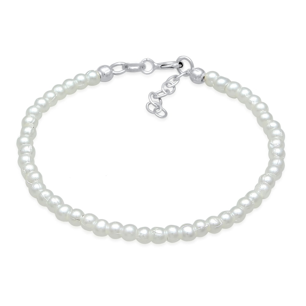 Elli Elli Bracelet Enfants Tendance intemporel avec perles synthétiques en argent ster Bracelet