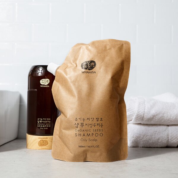WHAMISA Organic Seeds Oily Scalp REFILL Shampoo