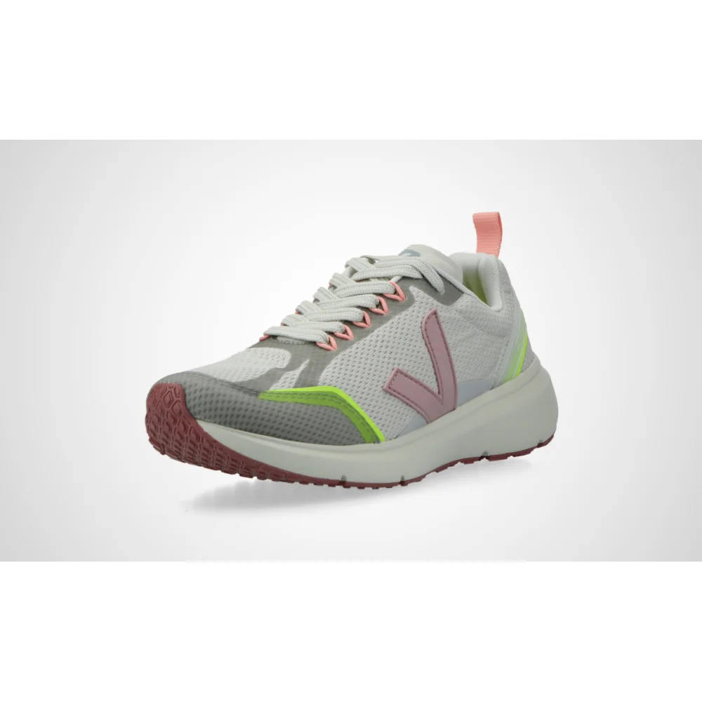 VEJA Condor 2 Alveomesh Natural Babe Jaune Fluo CL0102658 / weiss