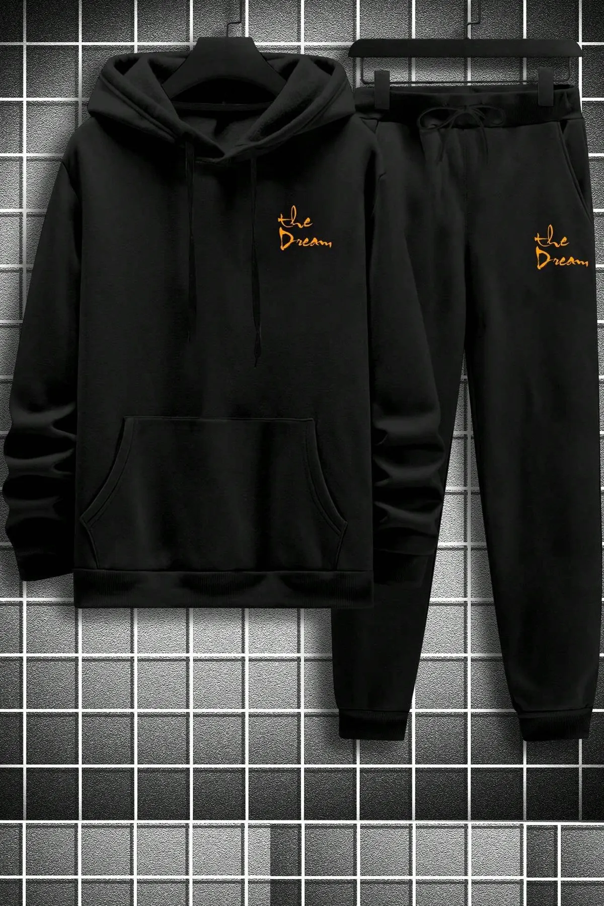 uyguntarz  Trainingsanzugset mit „The Dream“-Aufdruck, Unisex