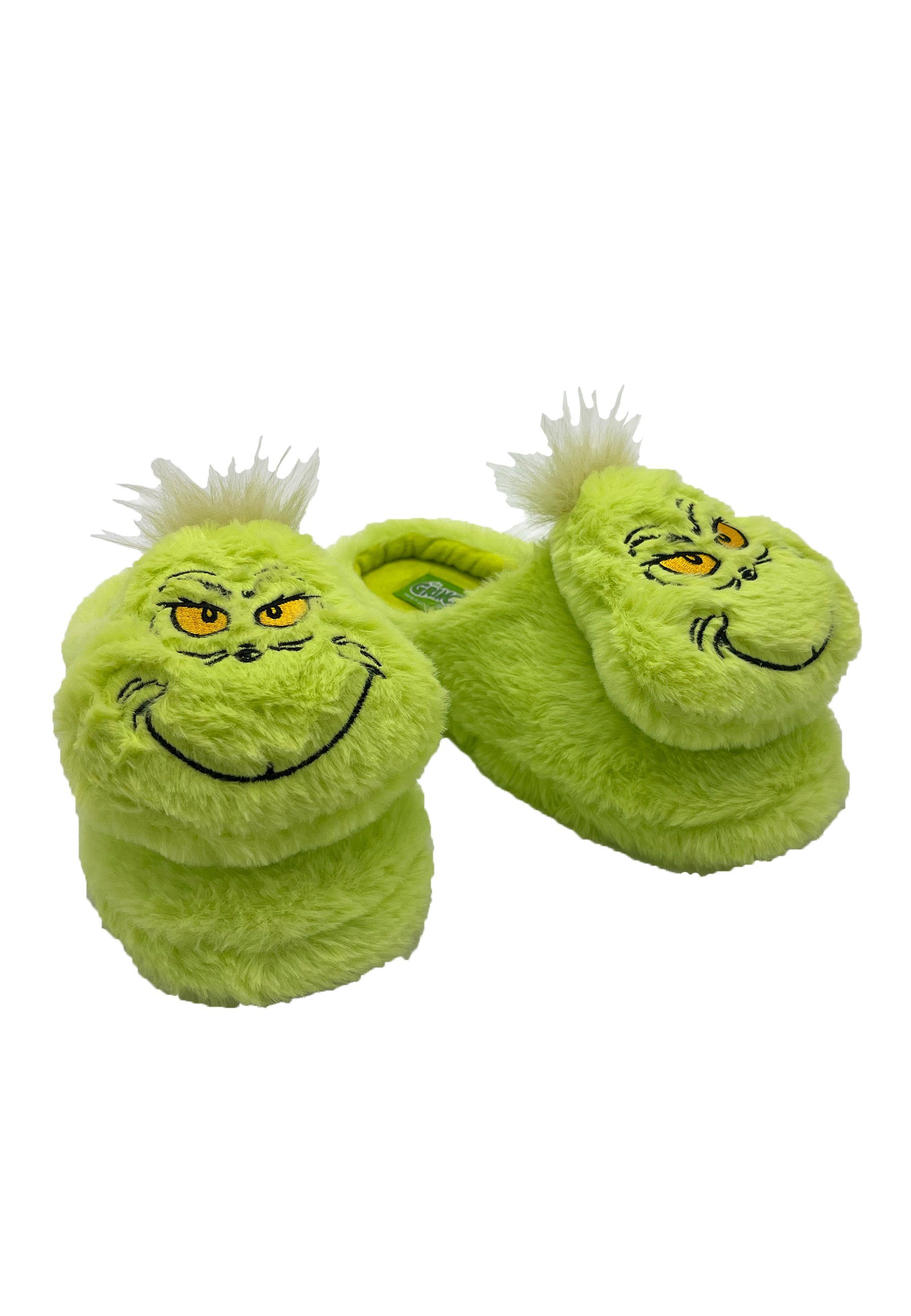 ONOMATO! Grinch Fleece Hausschuhe Pantoffeln Hausschuh