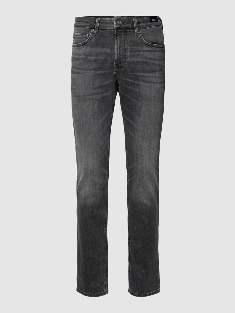 Regular Fit Jeans mit Stretch-Anteil Modell 'Mitch' in mittelgrau