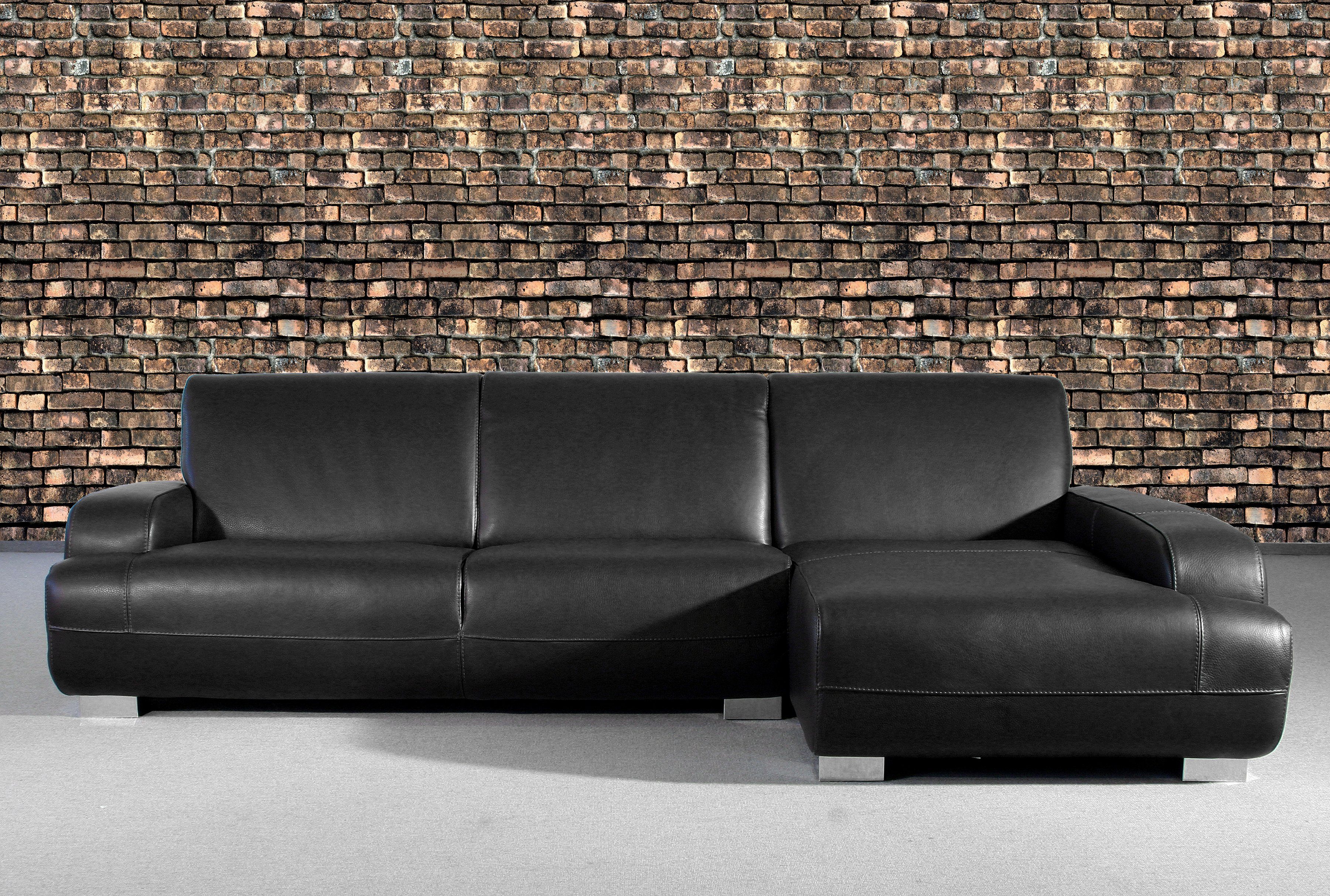 queence Vinyltapete Ciosamm, Steinoptik, 90 x 250 cm, selbstklebend