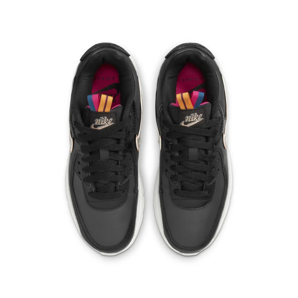 Nike Air Max 90 LTR SE GS Leather DJ0414-001 / schwarz