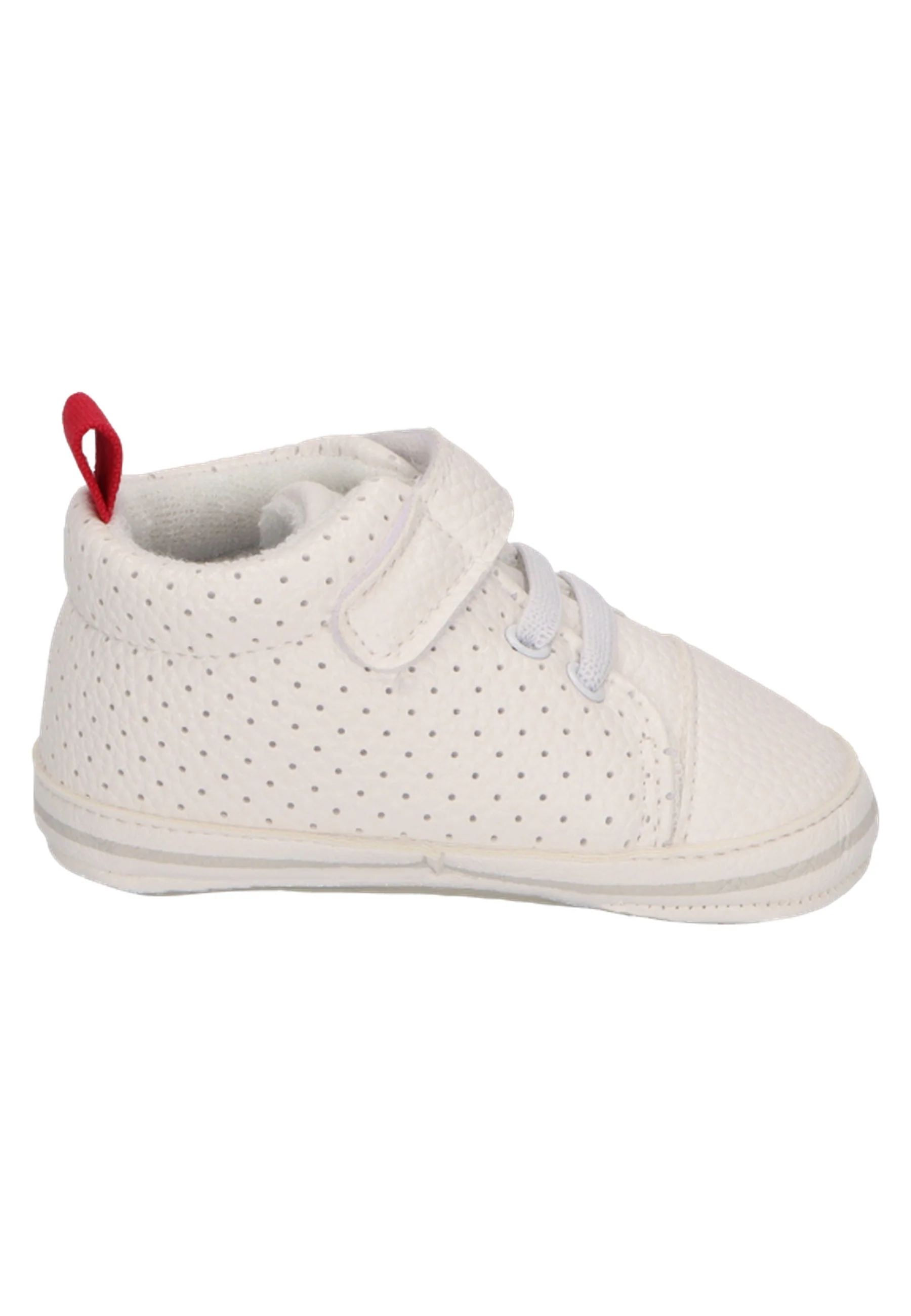 Babyschuh Uni mit elastischen Schnürsenkeln