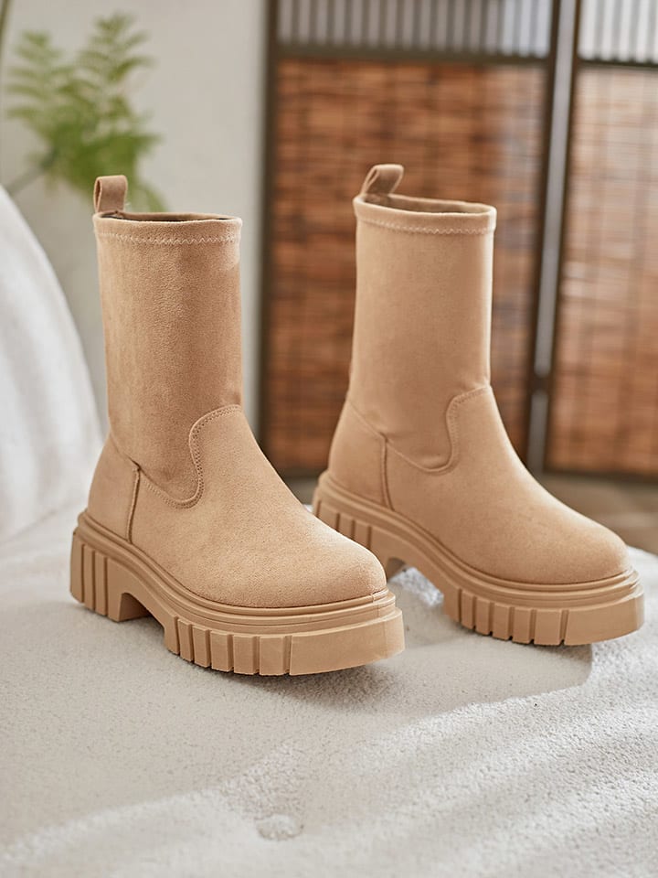 Sixth Sens Boots in Beige günstig kaufen