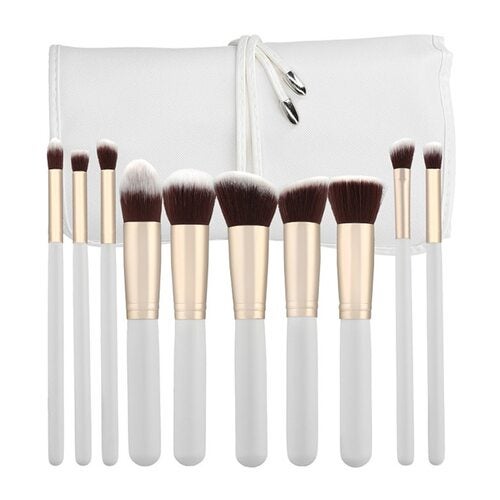 MIMO Kabuki Penselenset 10 delig Wit 10 delig