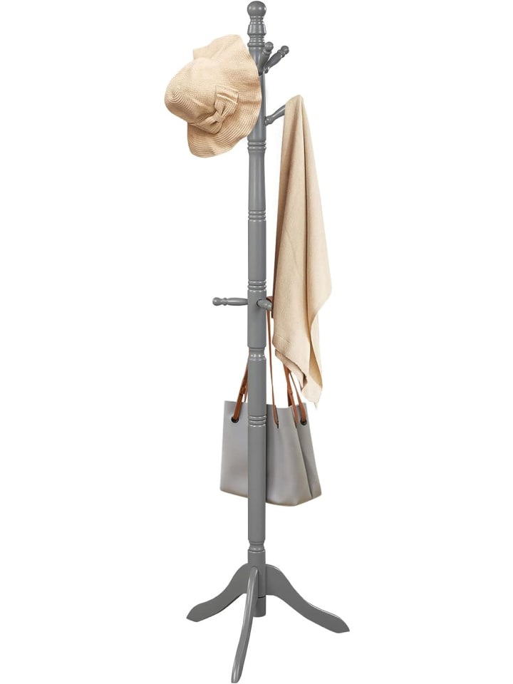 COSTWAY 175 cm Garderobenständer in Grau günstig kaufen onesize