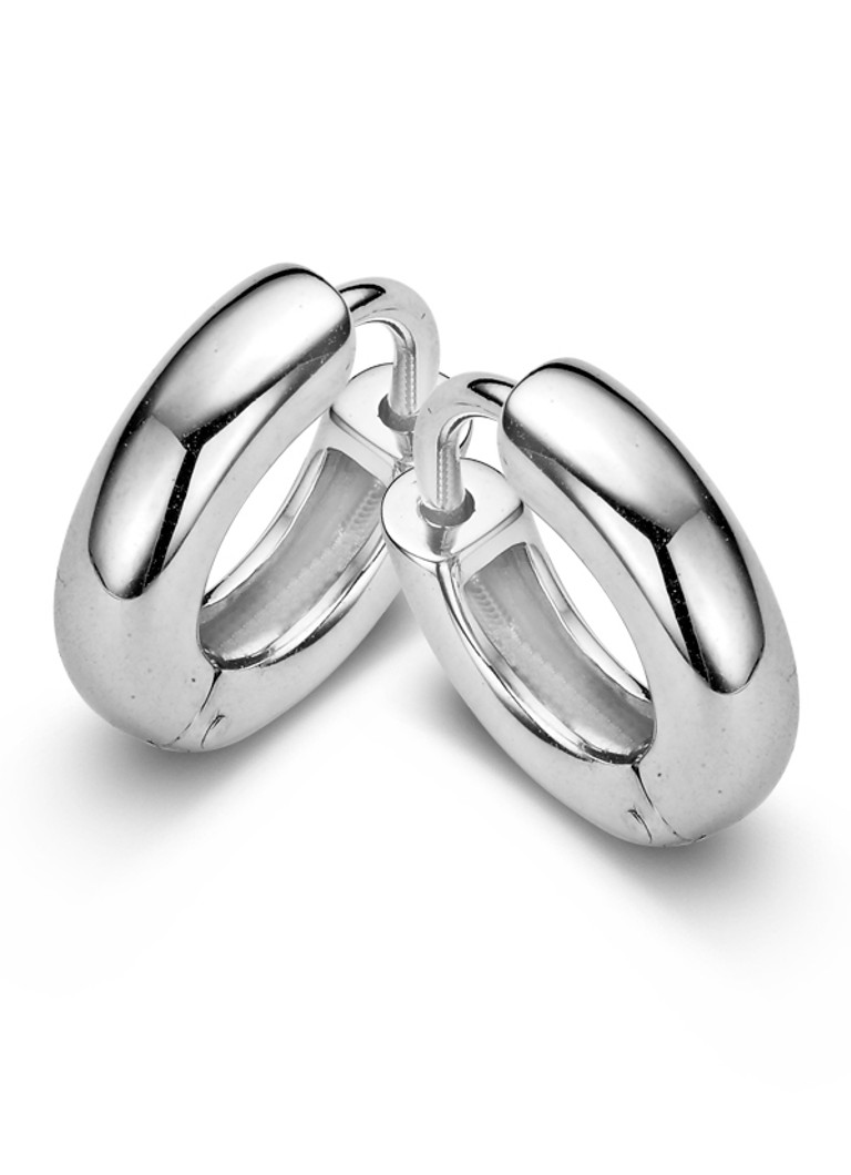 Casa Jewelry Frankfurter hoop earrings made of silver