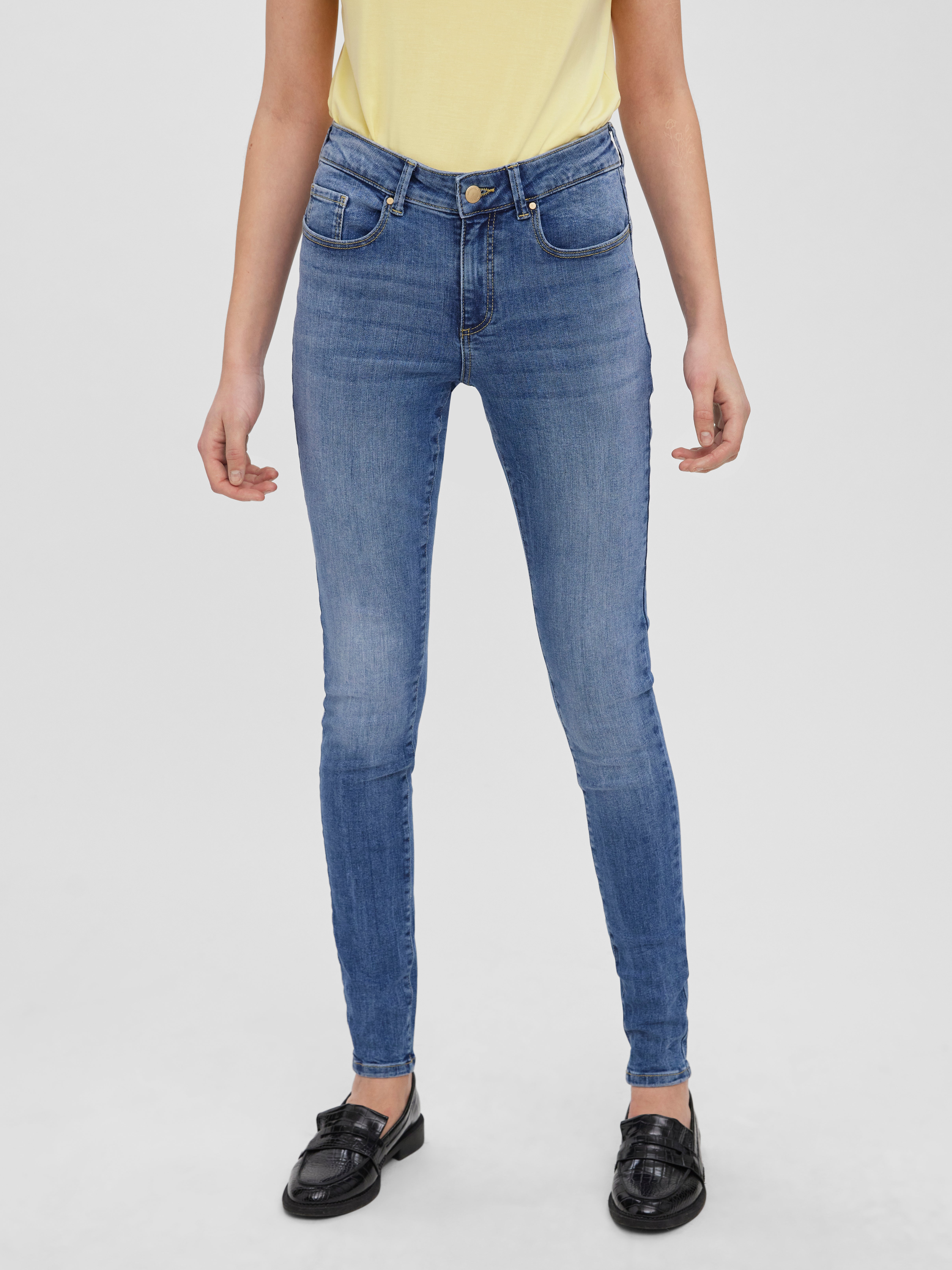 VMSEVEN Mid Rise Slim Fit Jeans