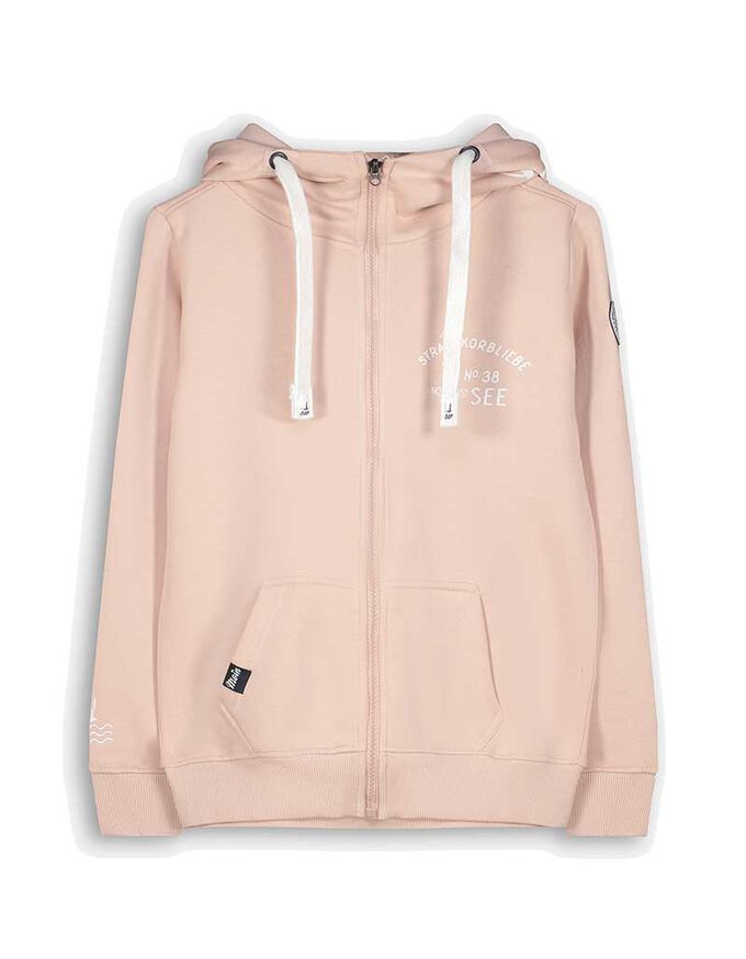 Sweatjacke - Kapuze mit Tunnelzug