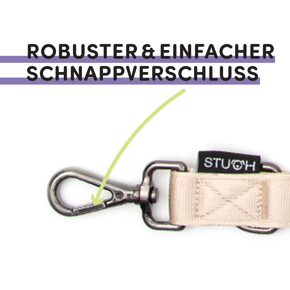 STUCH Hundeleinen STUCH Hundeleine Führleine beige