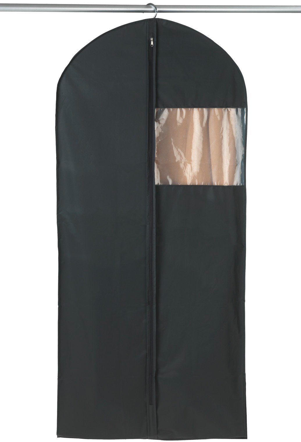 WENKO Kleidersack Deep Black (Set, 3 St) 3 Größen im Set, abwaschbarer Kunststoffilm