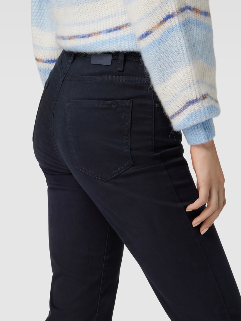 Hose im 5-Pocket-Design Modell 'Mary' in marineblau