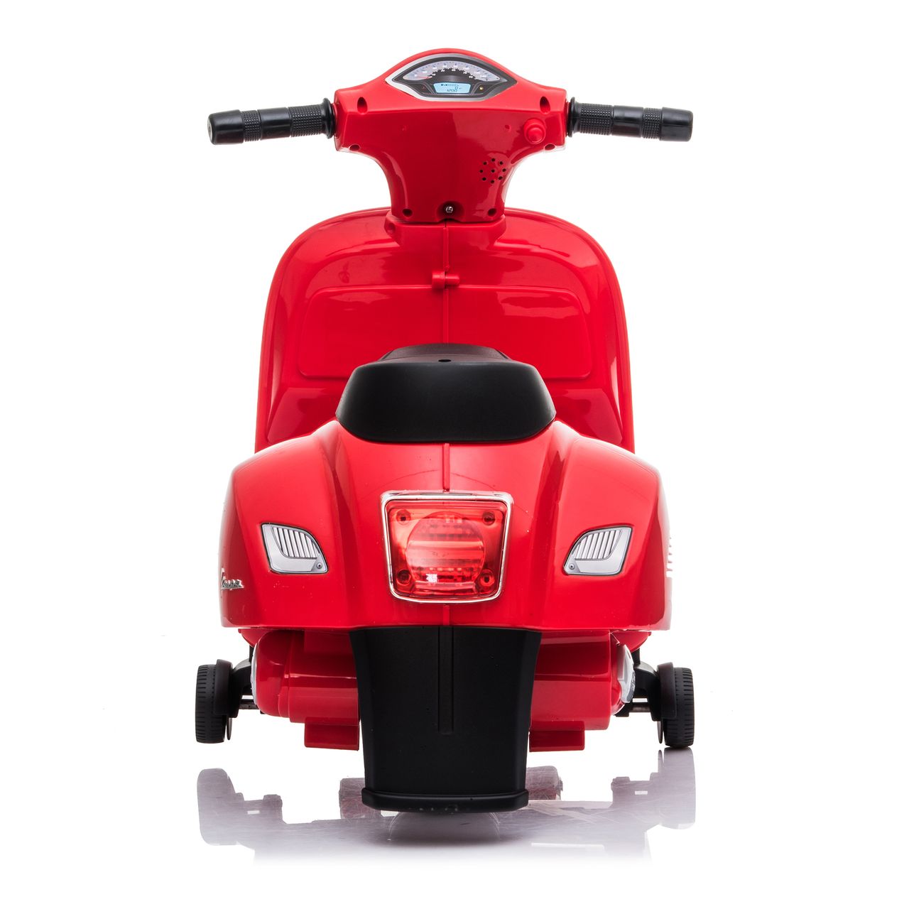 Lemodo Vespa Kinder Elektrofahrzeug, Elektro Motorrad, rot