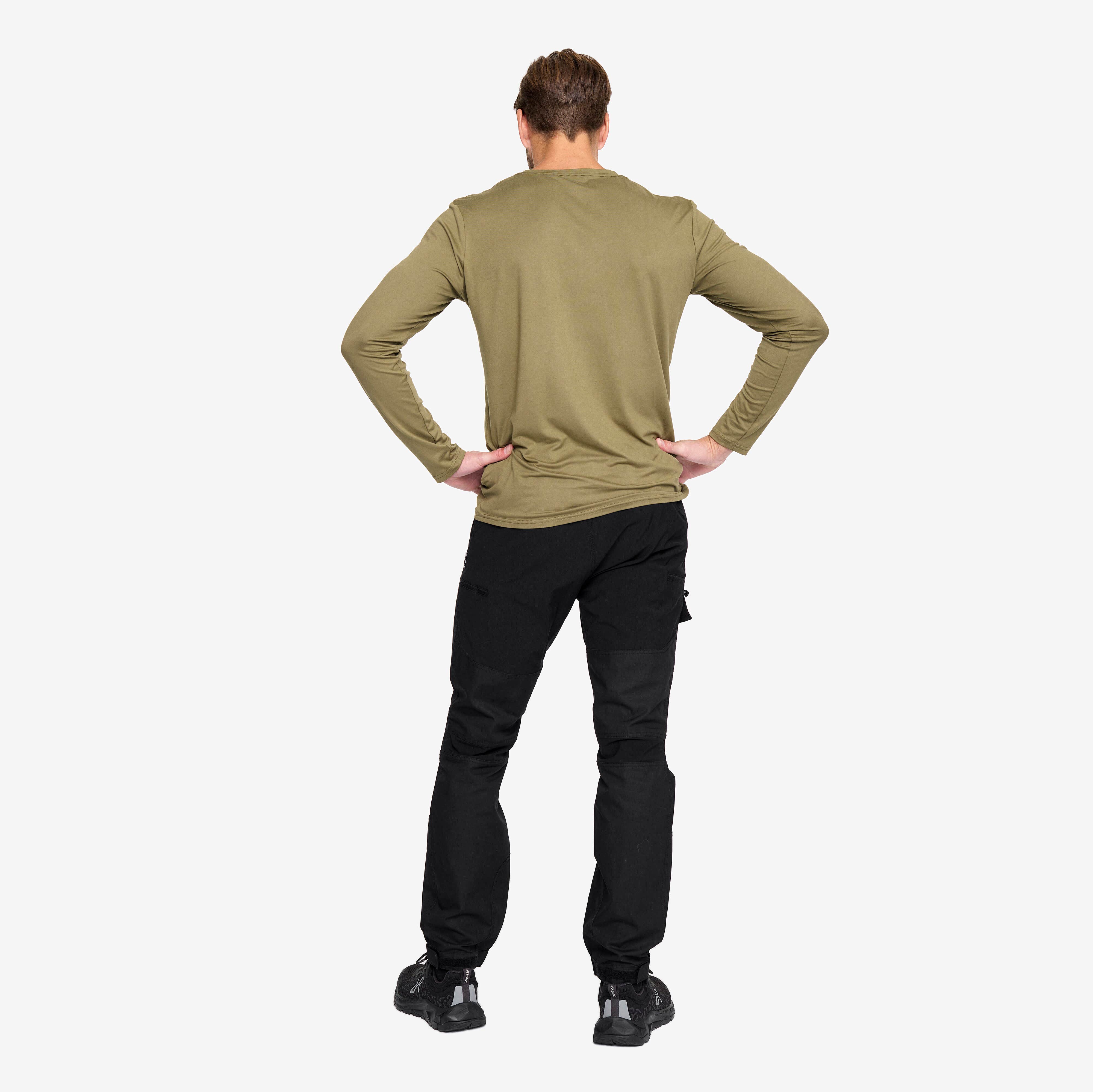 Backpacker LS Tee Homme Burnt Olive