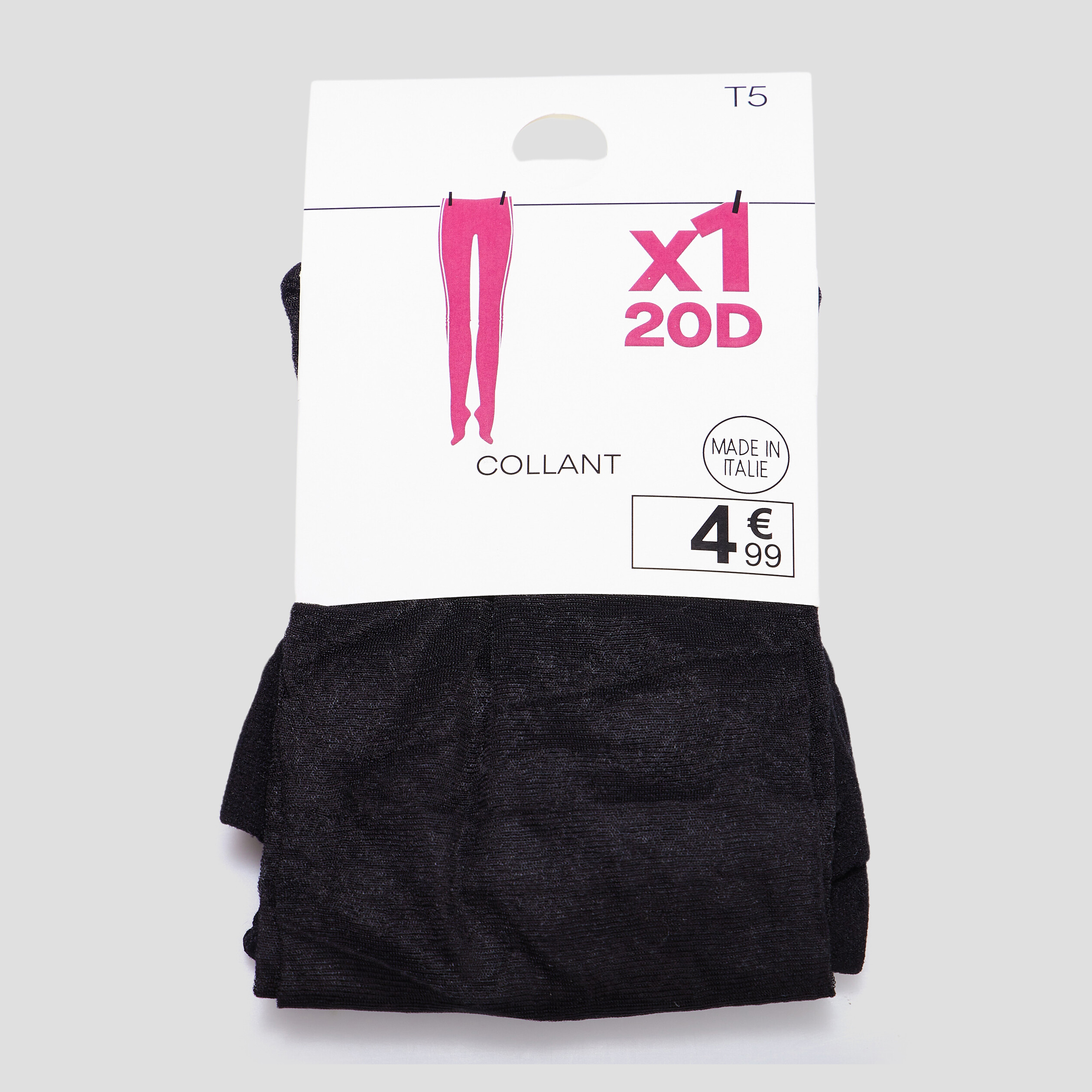 Collants transparents noir femme | La Halle