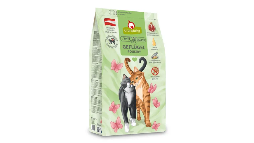 GranataPet Katzentrockenfutter Geflügel 300 g