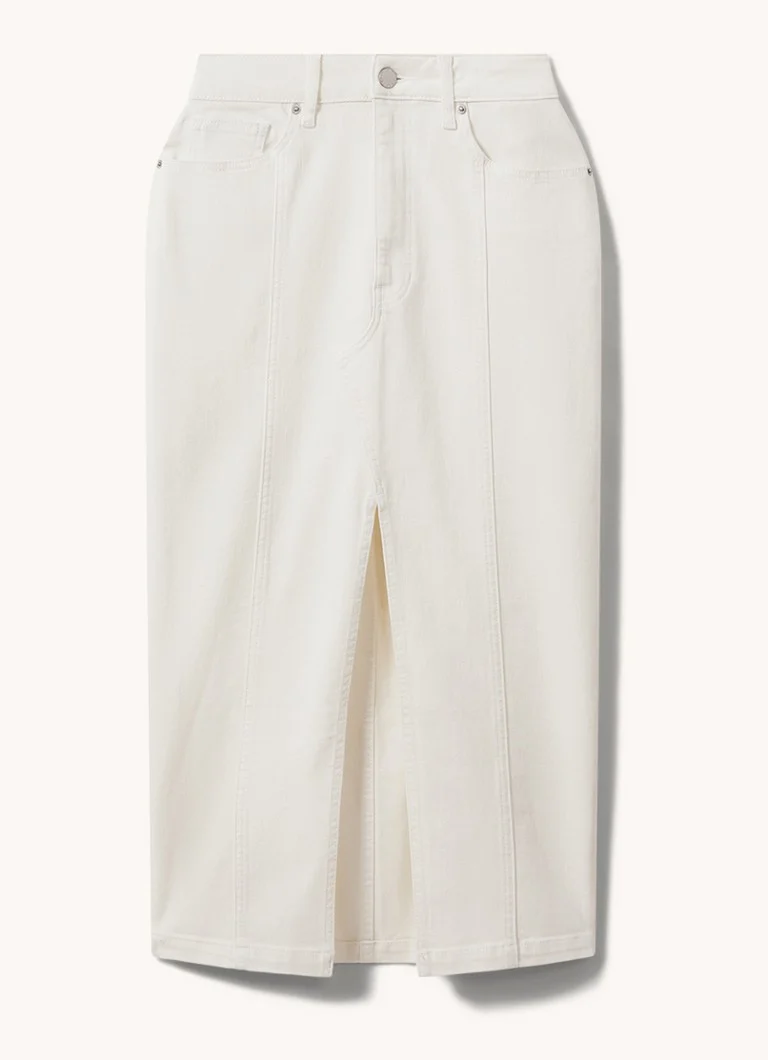 Reiss  Danica midi spijkerrok met split