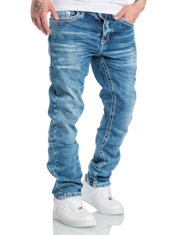 Amaci&Sons Jeans Regular Slim Raleigh in Hellblau günstig kaufen