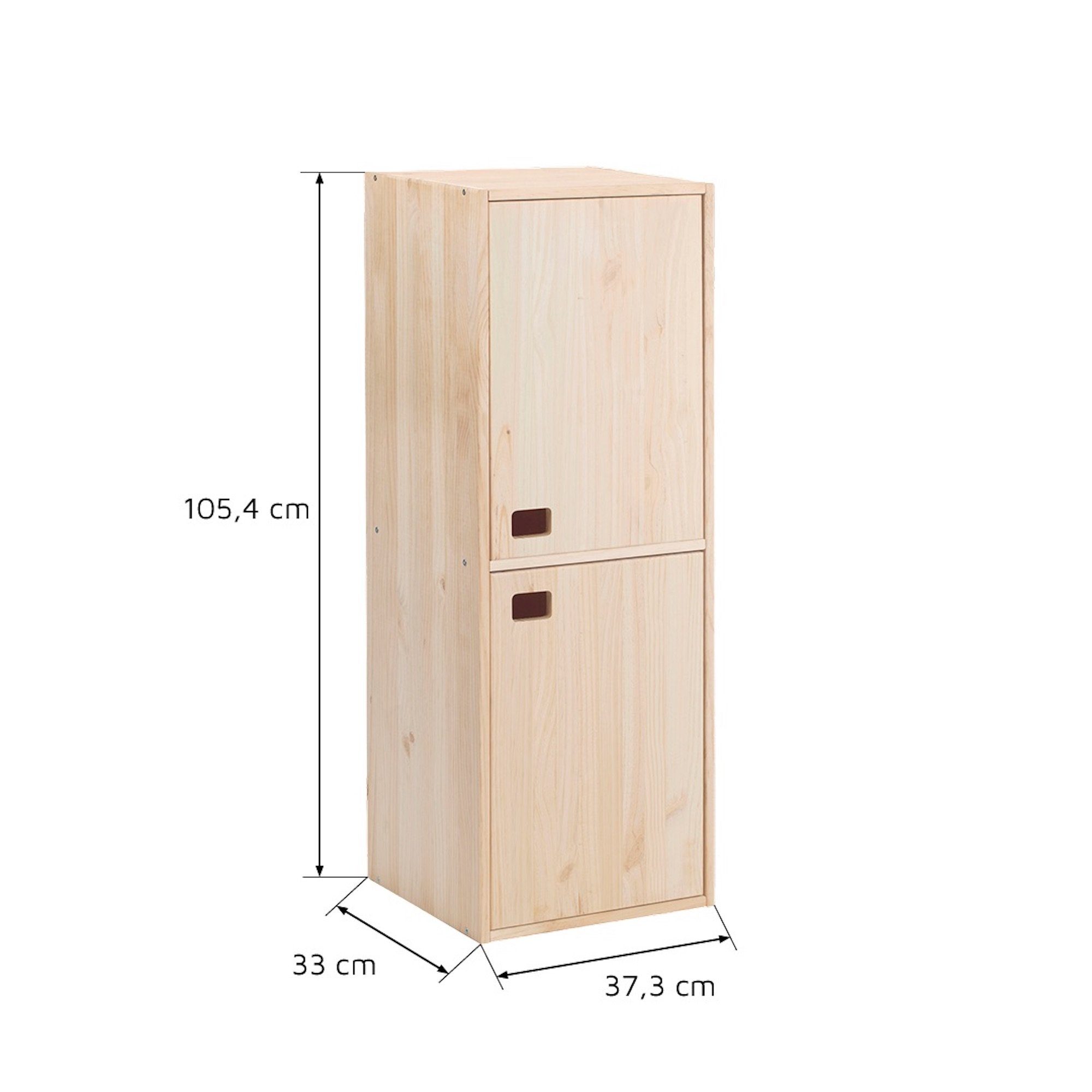 Astigarraga Kit Line Kommode Vollholz-Kommode, Dinamic - Beistellschrank mit zwei oder vier Türen