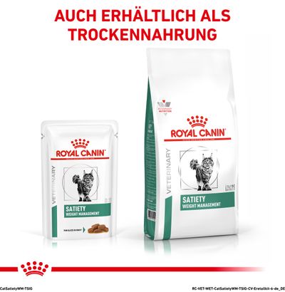 Royal Canin Veterinary Feline Satiety Weight Management in Soße