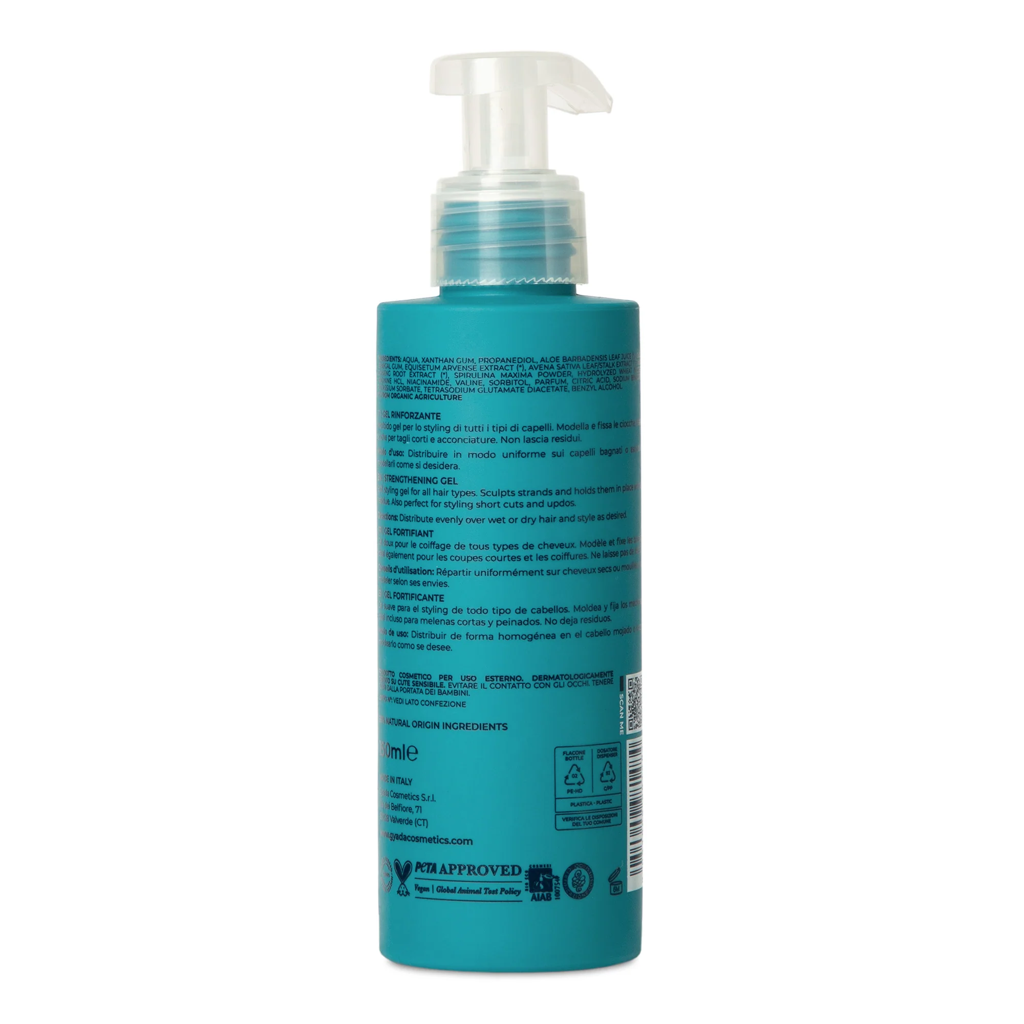Gel za krepitev las s spirulino - Gel za lase