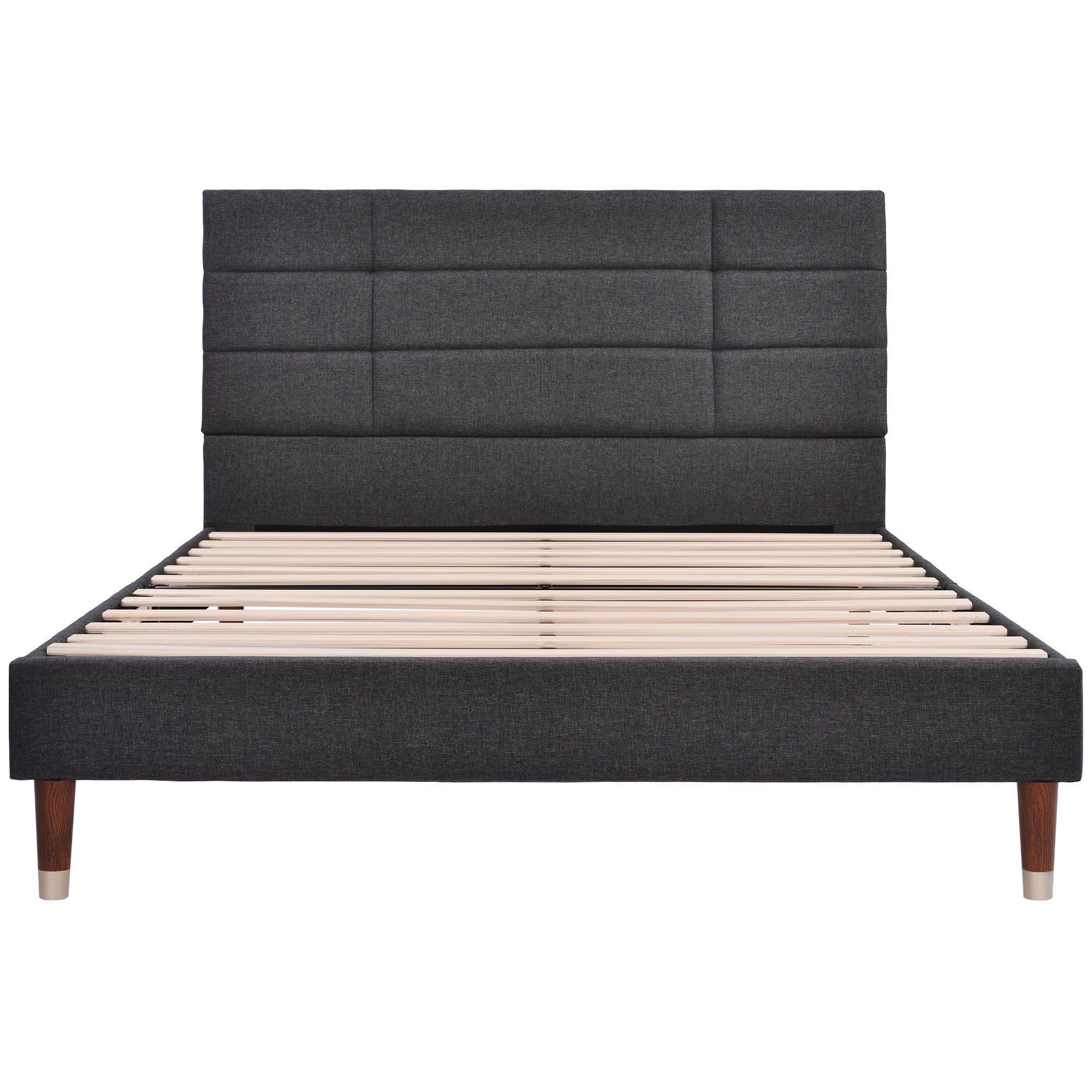 REDOM Polsterbett Doppelbett Bett Funktionsbett Massivholzbett Holzbett 140x200cm (mit Matratze oder ohne Matratze)