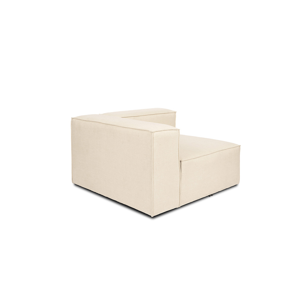 Home Deluxe Modulares Sofa VERONA Linkes Ecksofa - beige
