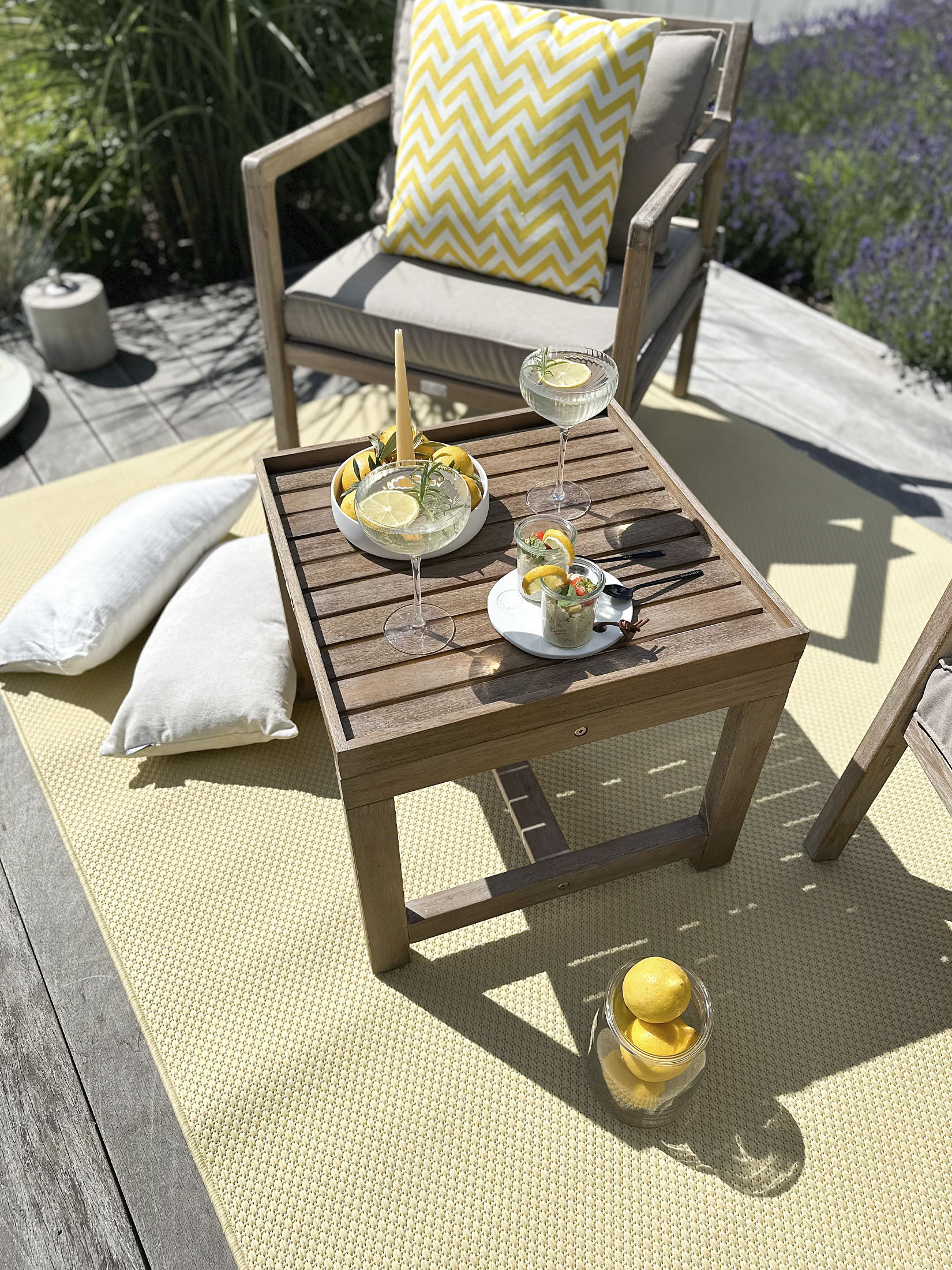 Sunlit Outdoor-Teppich, Citrus