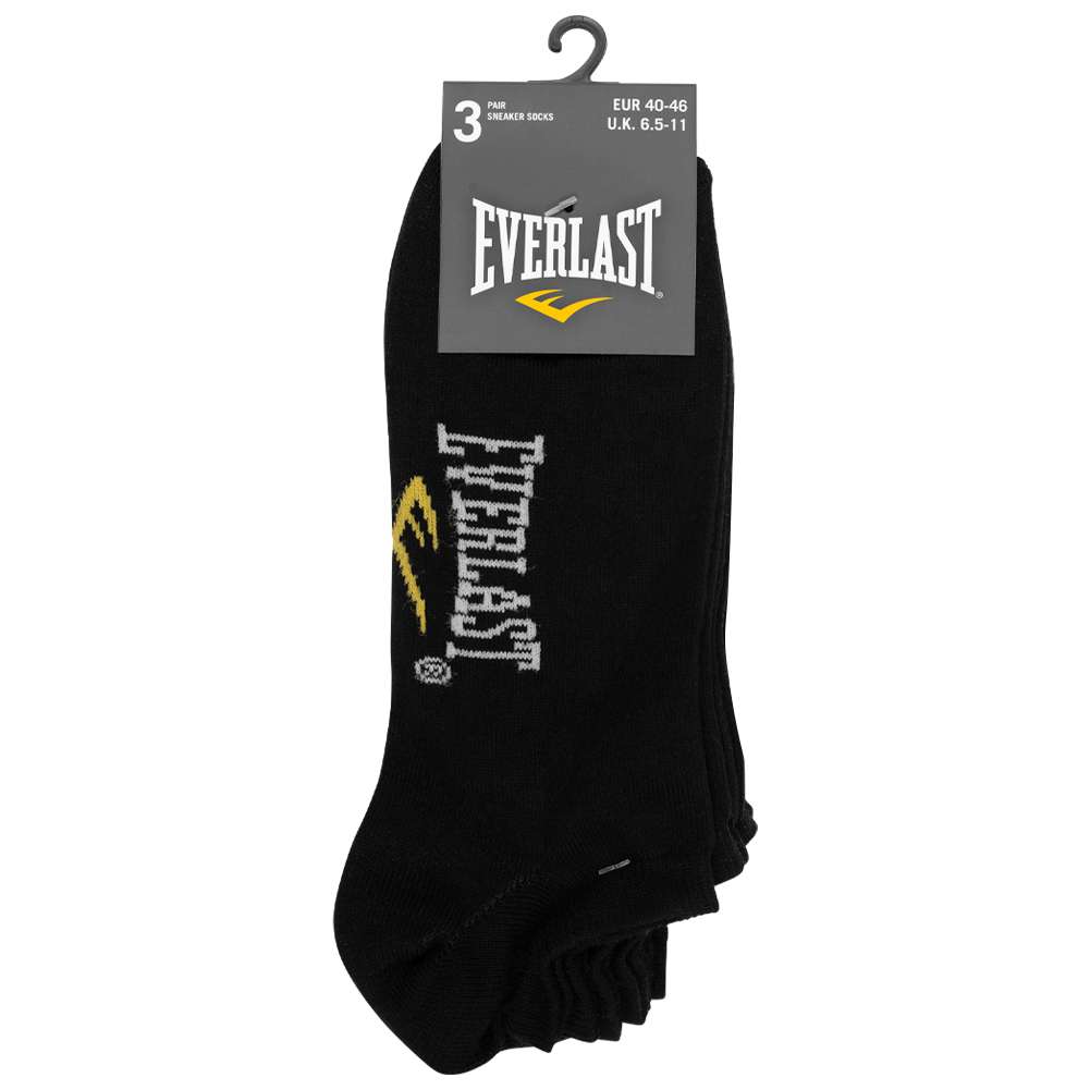 Everlast Sneakersocken 3 Paar schwarz 179059
