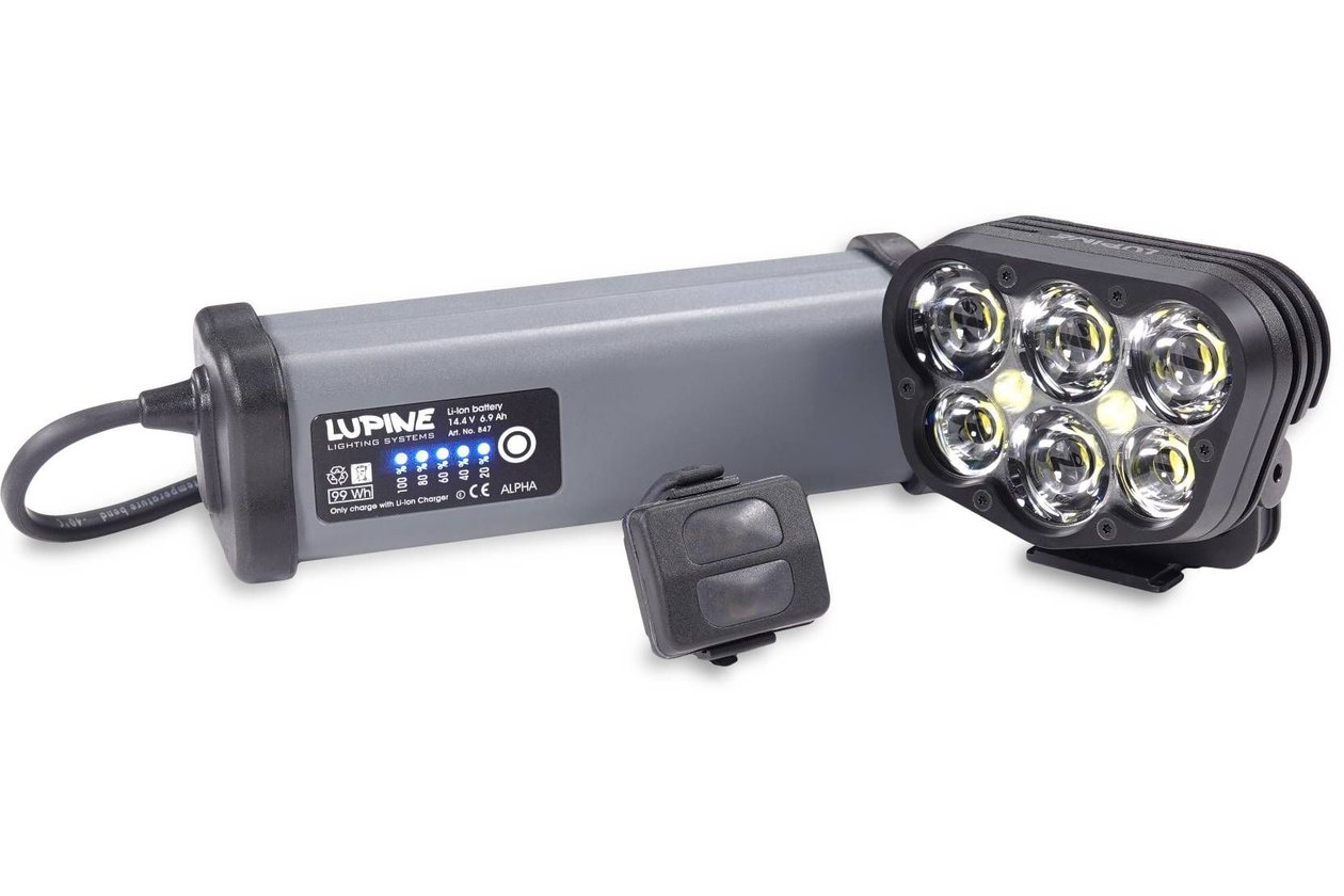 Lupine Alpha Helmlampe 6.9 Ah SmartCore Akku Bluetooth