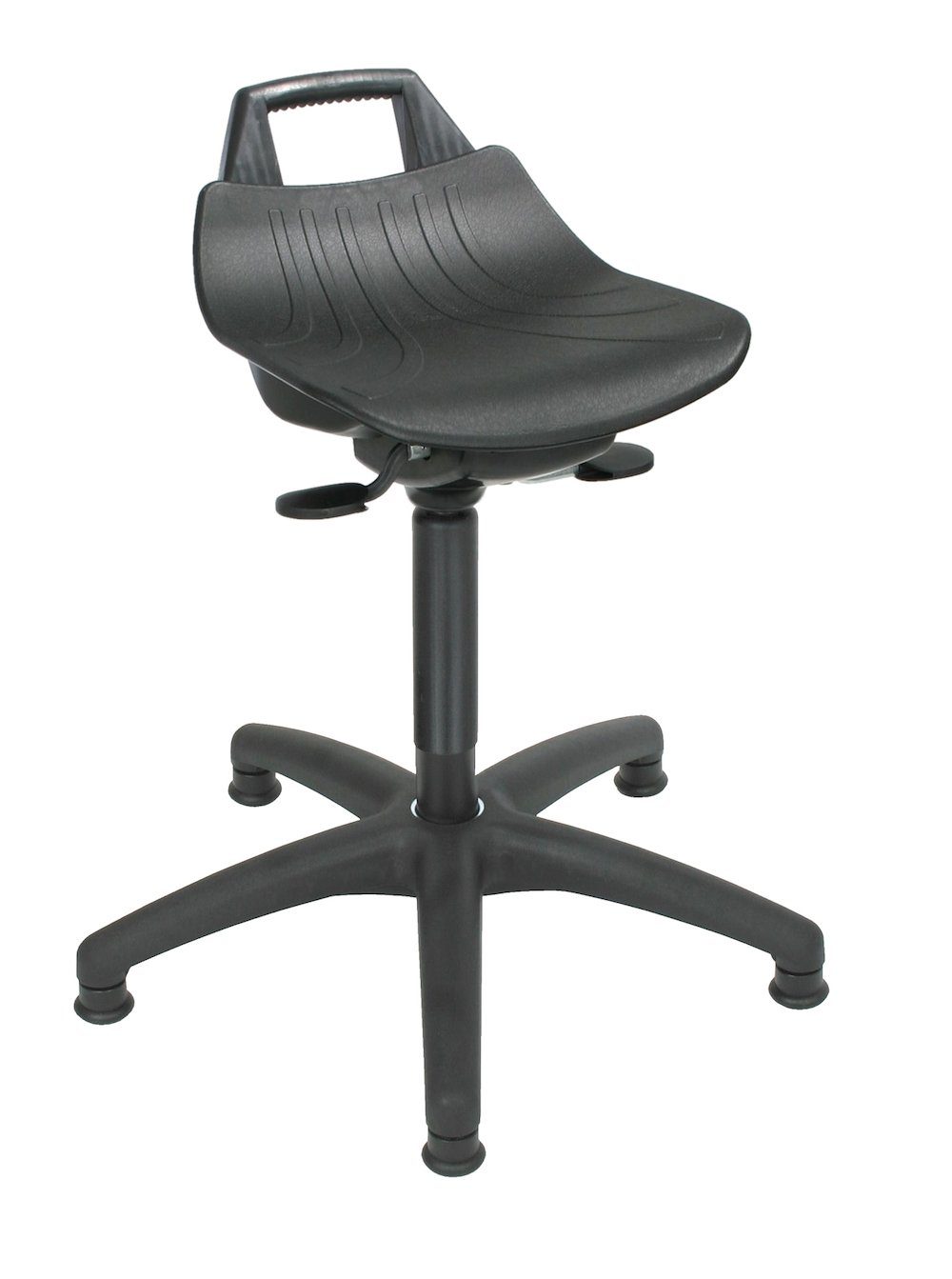PROREGAL® Stehhilfe Stehhilfe Denver, Sitzhöhe 56-75cm, Ø63cm, tdw 110kg