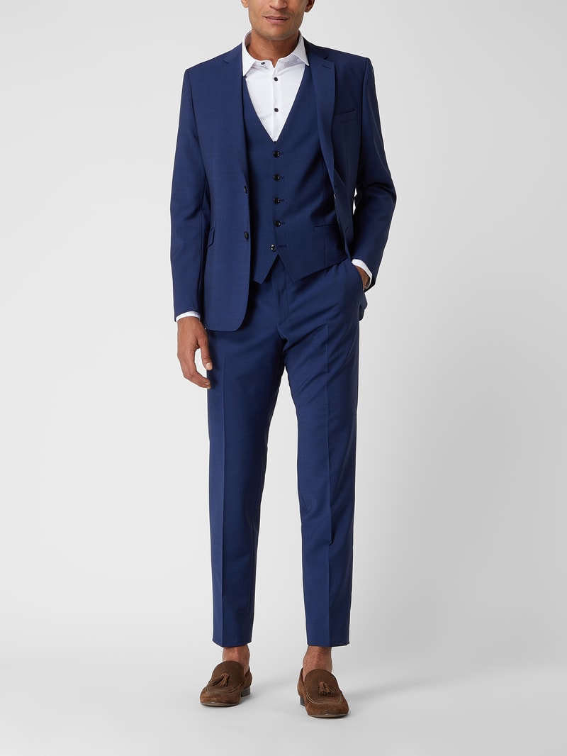 Weste mit Woll-Anteil Modell 'Ves' in royalblau